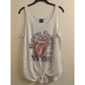 Sold-The Rolling Stones Womens Tank Top Tongue